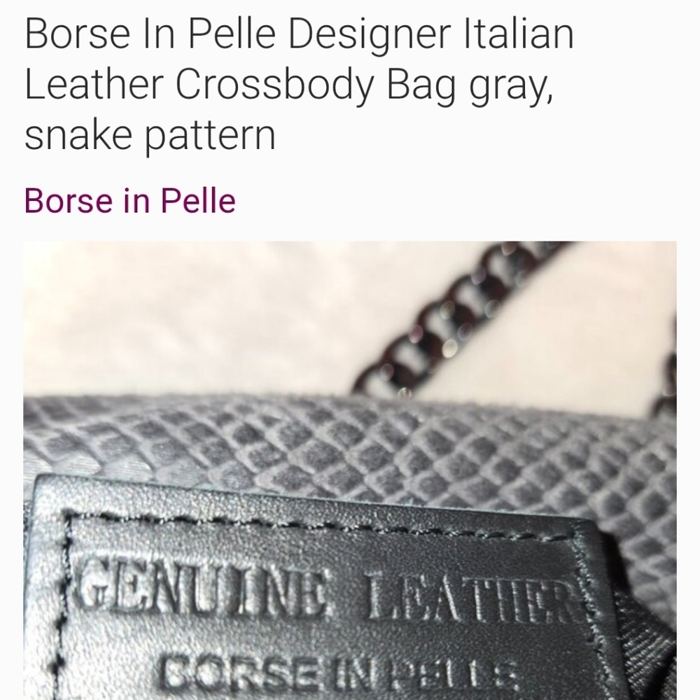 Leather Exterior Borse in Pelle Bags & Handbags for Women - Picture 4 of 5